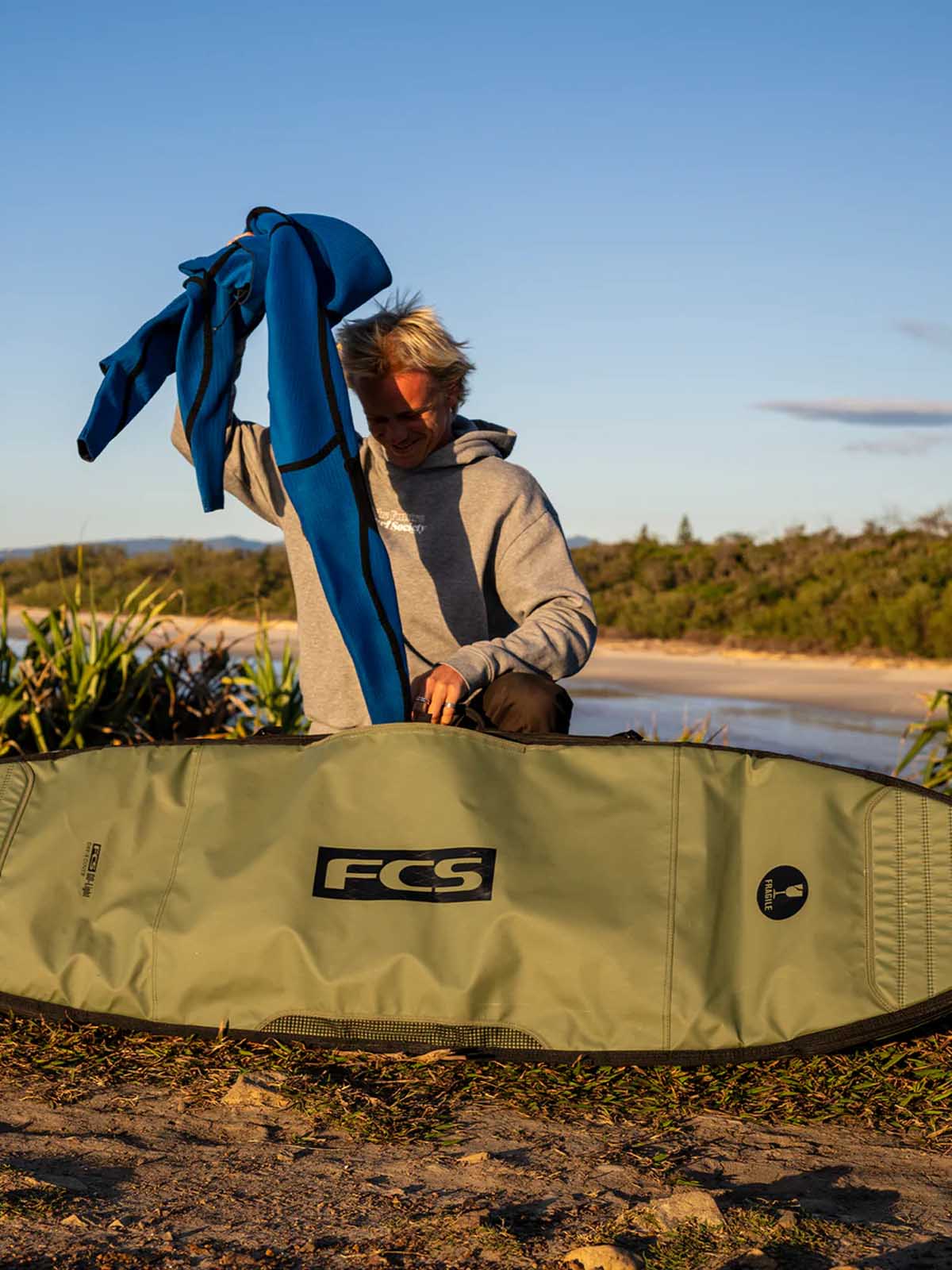 FCS Day-X Mid-Length Cover 7'0" Alpine