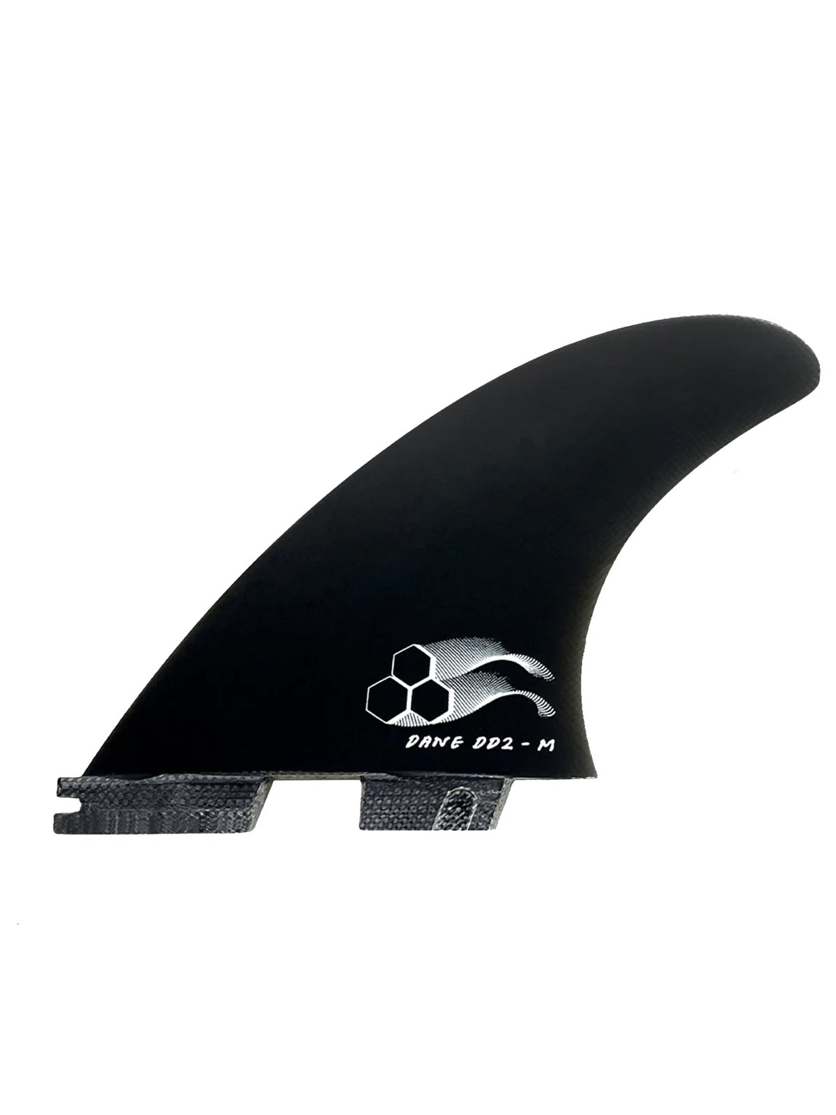 FCS II Fins CI x Dane Reynolds DD2 Tri Fin Set Black Large