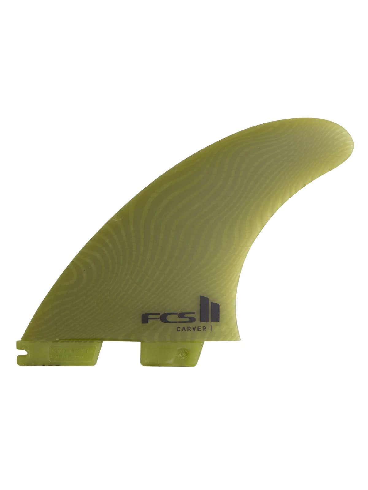FCS II Fins Carver Neo Glass Eco Tri Fin Set Eucalyptus Large