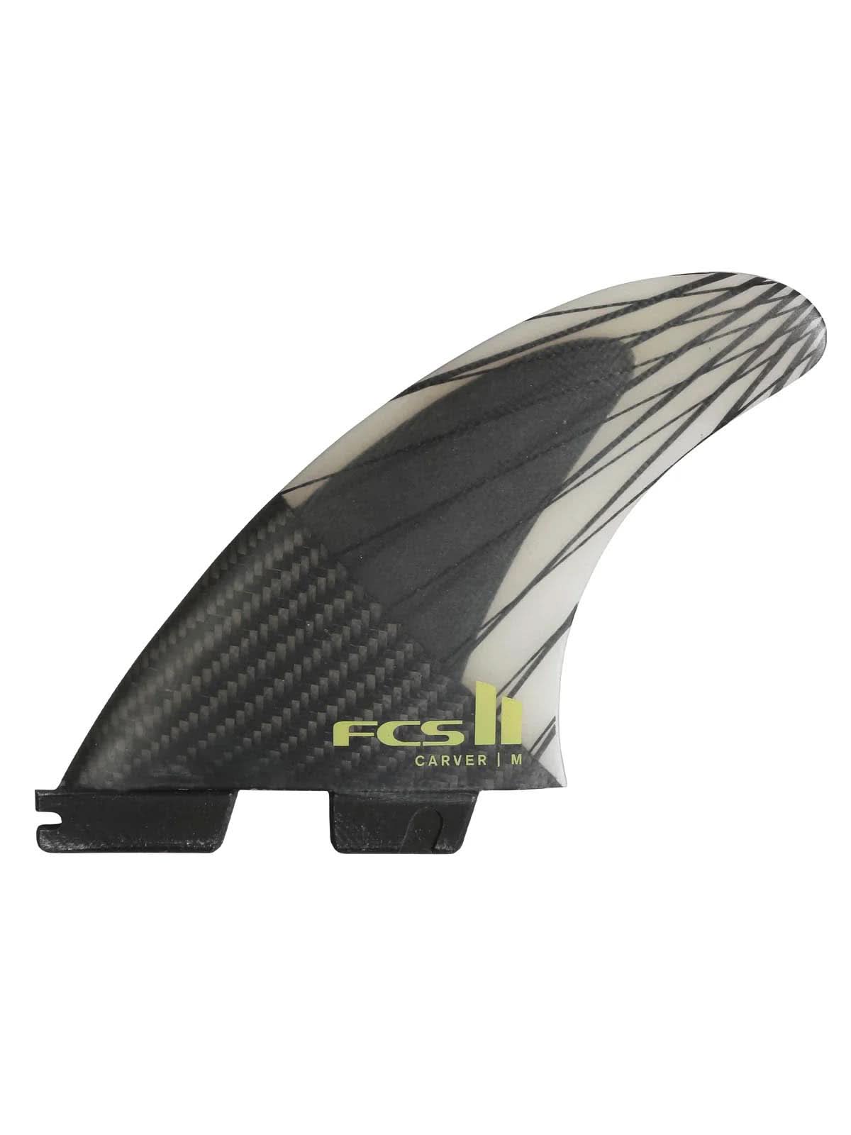 FCS II Fins Carver PCC Eucalyptus Tri Fin Set Medium