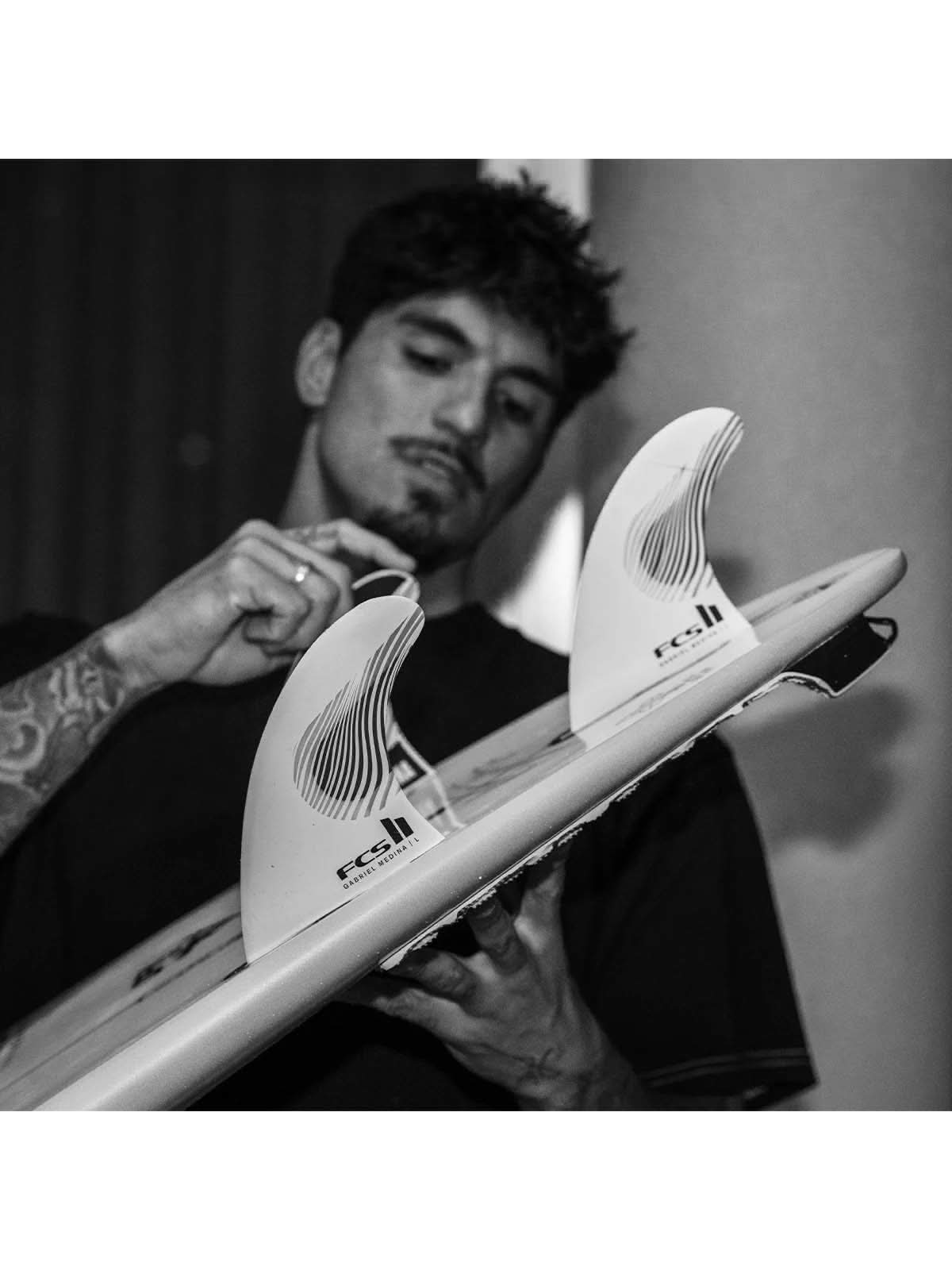 FCS II Fins Yago Dora PC Tri Fin Set Pulse Green Medium