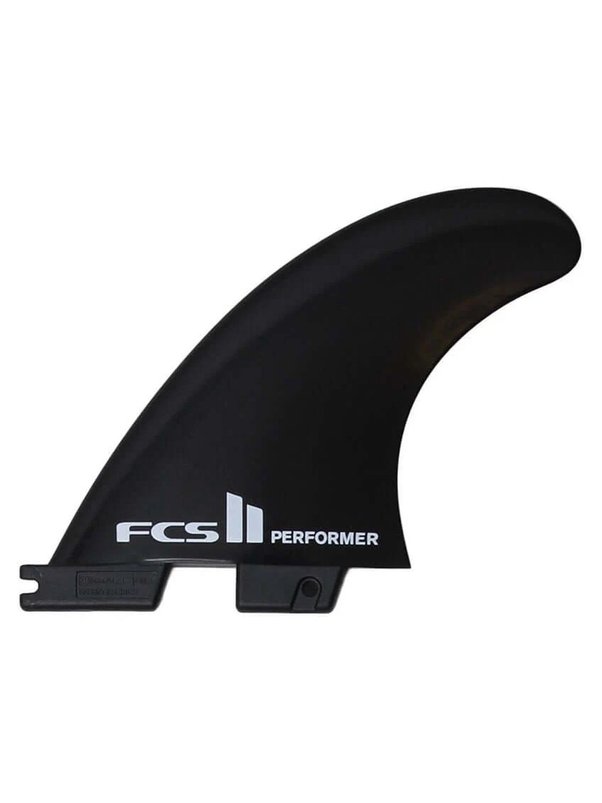 FCS II Fins Performer Glass Flex Thruster Black Medium