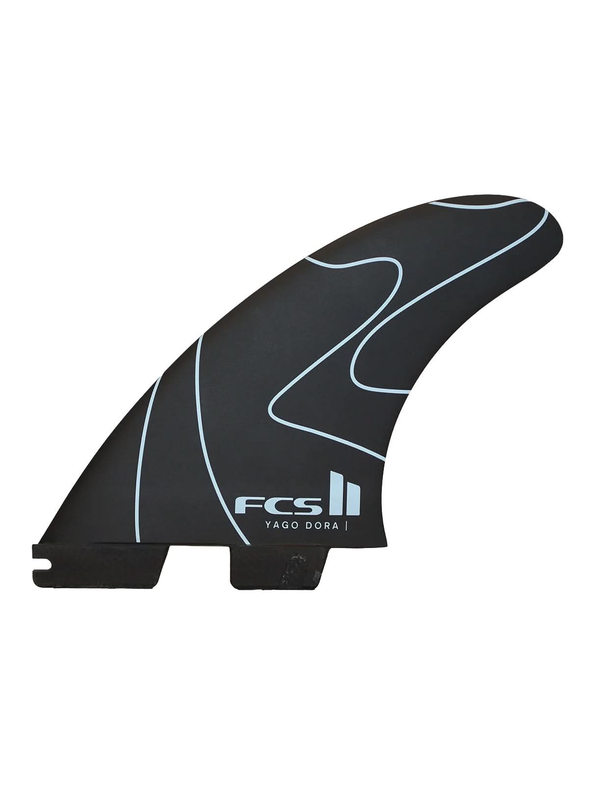 FCS II Fins Yago Dora PC Tri Fin Set Flux Large