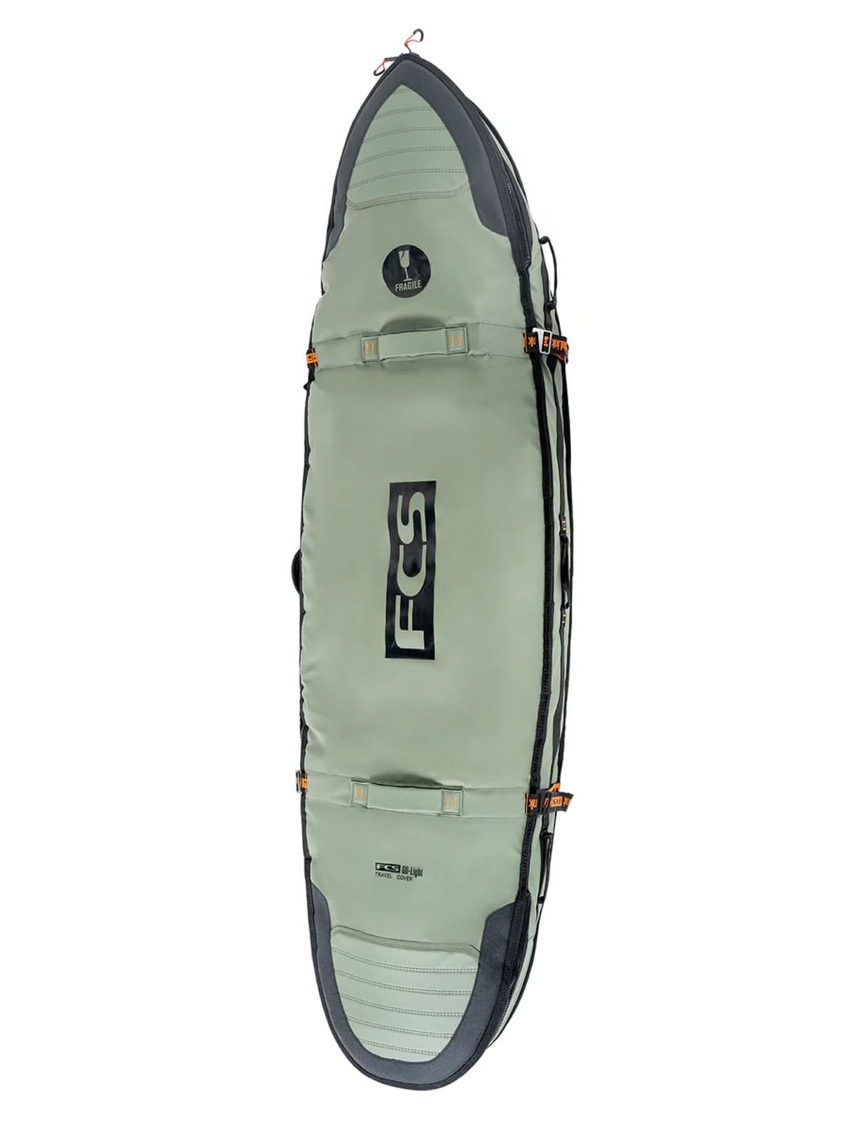 FCS Travel 3 Shortboard/Fish Cover 6'7" Alpine