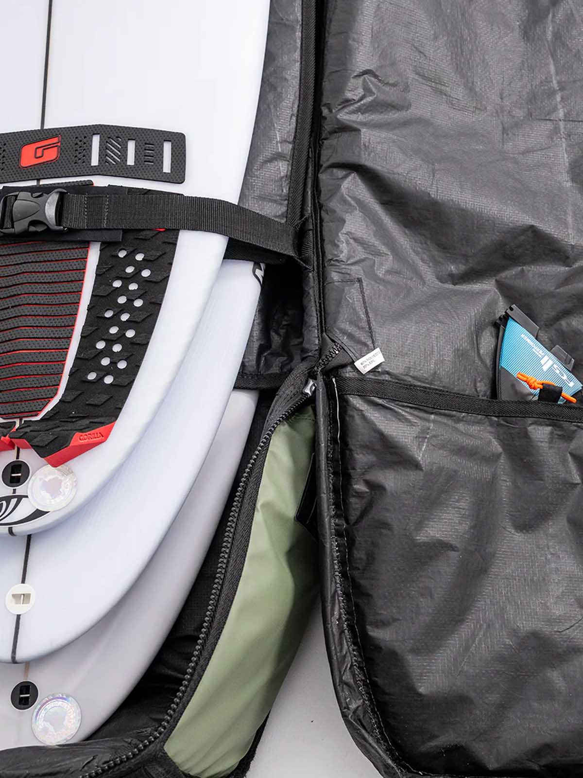 FCS Travel 3 Shortboard/Fish Wheelie Cover 6'7" Alpine