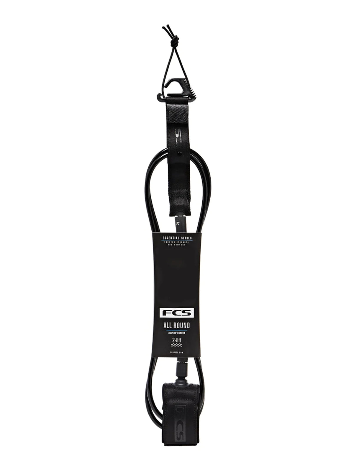 FCS Fins 7'0 All Round Essential Leash Black