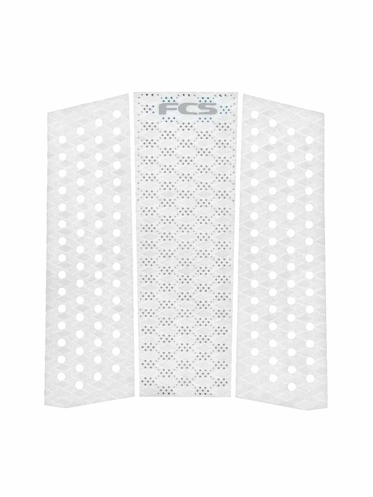 FCS Fins Grip T-3 Mid Eco White Cool Grey