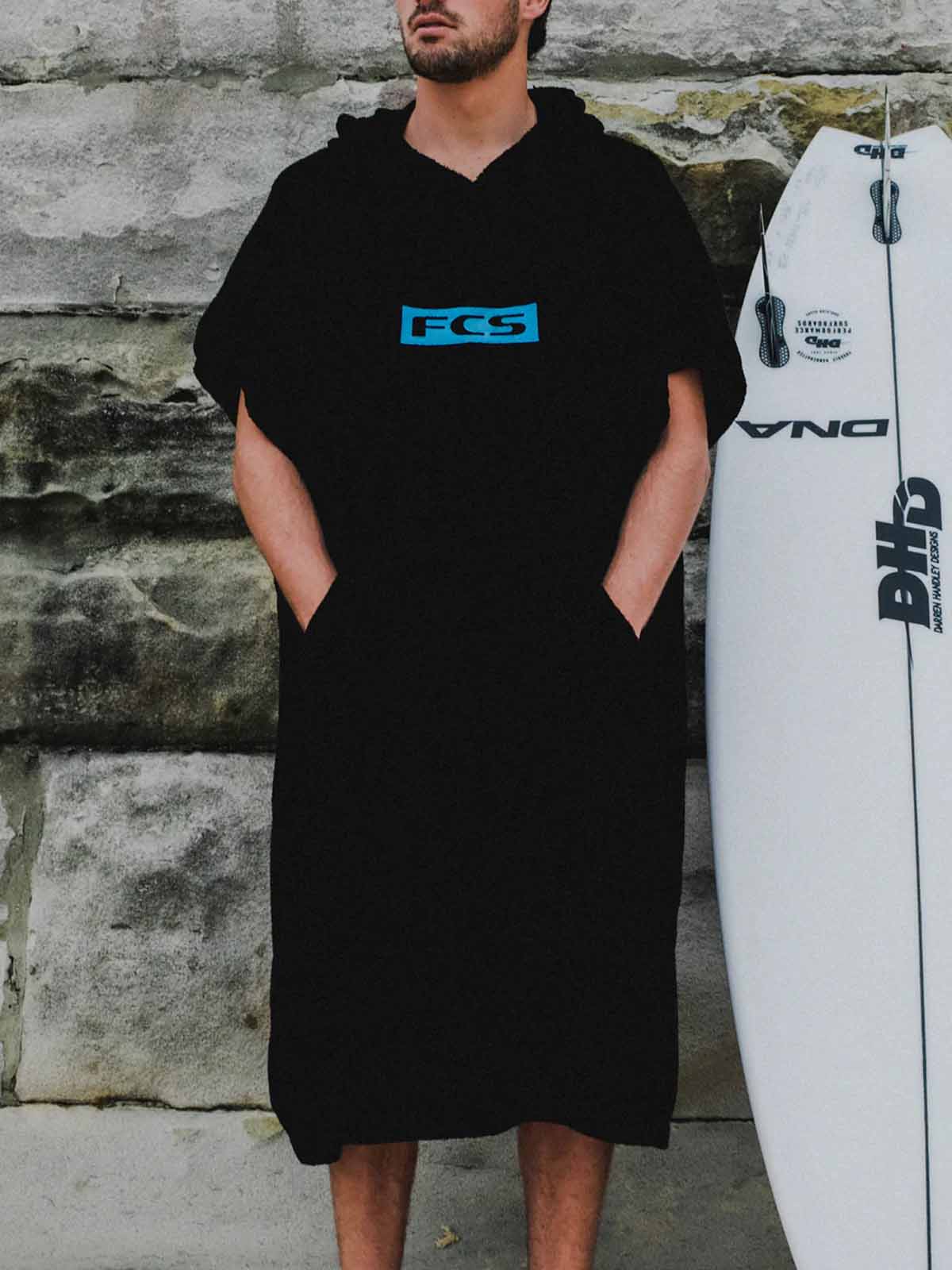 FCS Fins Poncho Frotte Onesize Black