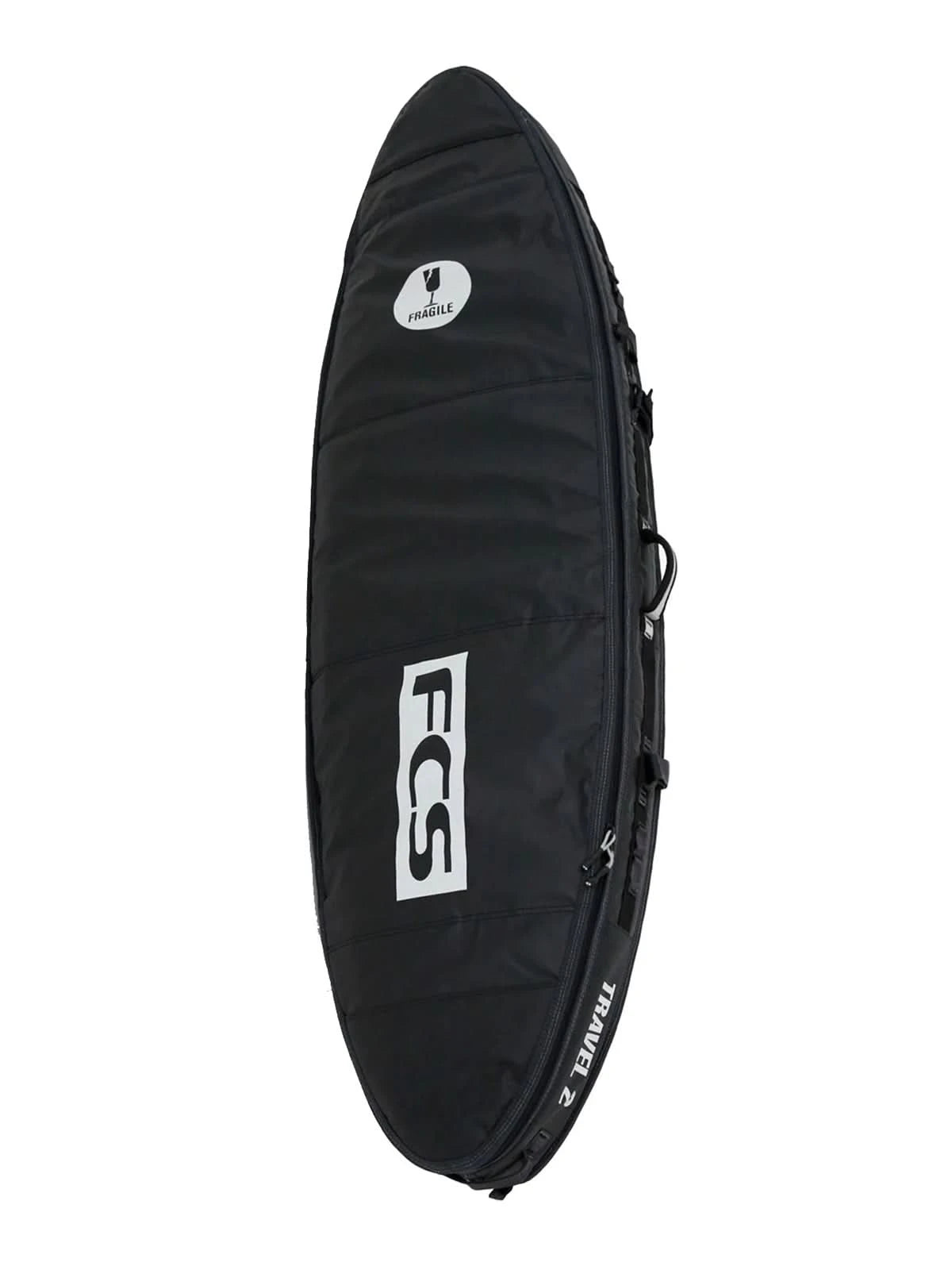 FCS Fins Surfboardbag Travel 2 All Purpose 6'3 Black Grey