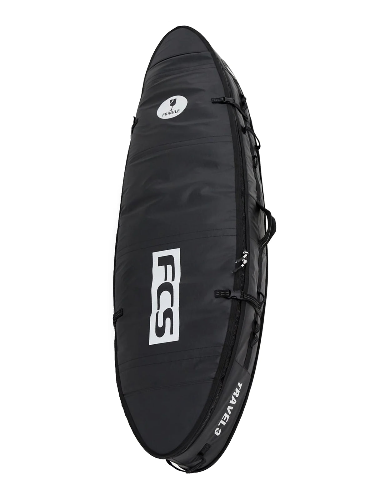 FCS Fins Surfboardbag Travel 3 All Purpose 6'7 Black Grey