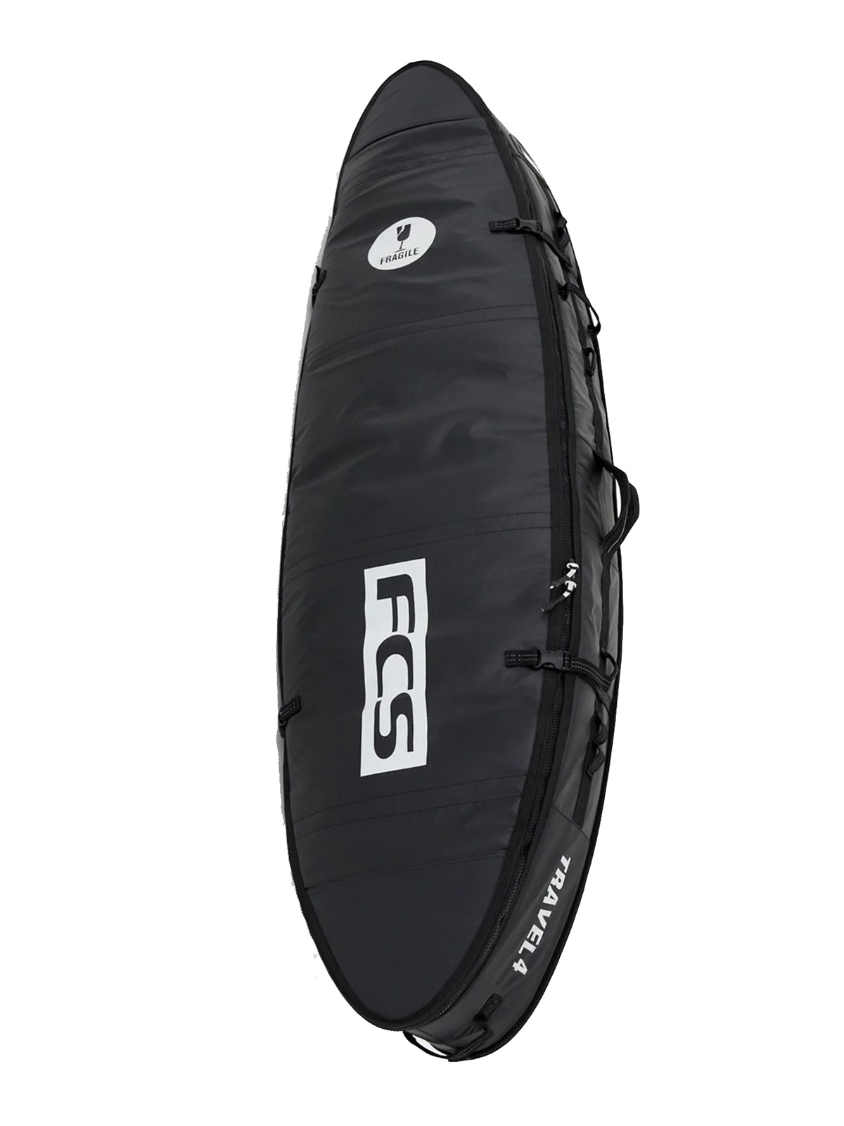 FCS Fins Surfboardbag Travel 4 All Purpose 6'7 Black Grey
