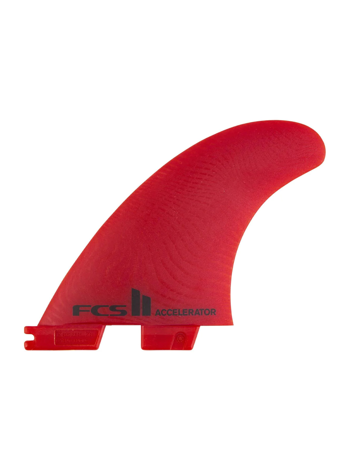 FCS II Fins Accelerator Neo Glass Eco Tri Fin Set Red Medium