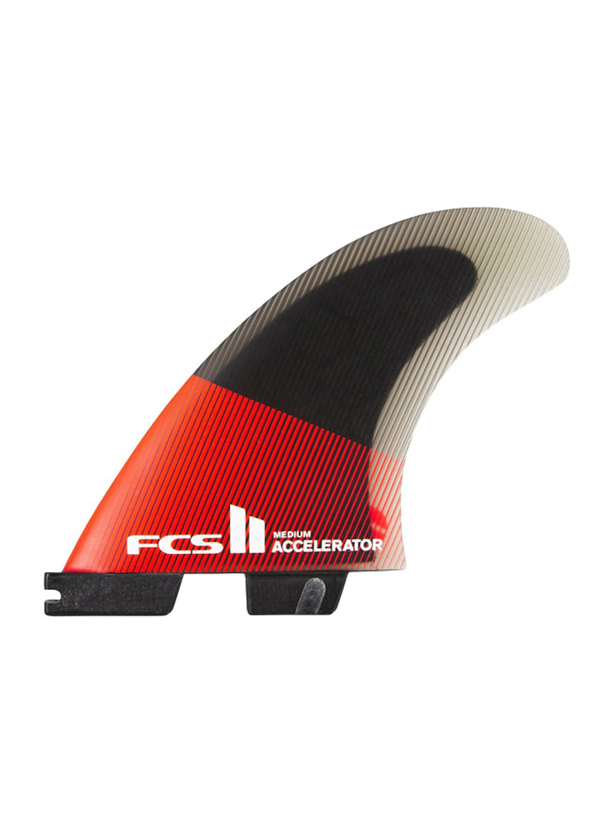 FCS II Fins Accelerator PC Tri Set Red Black Small
