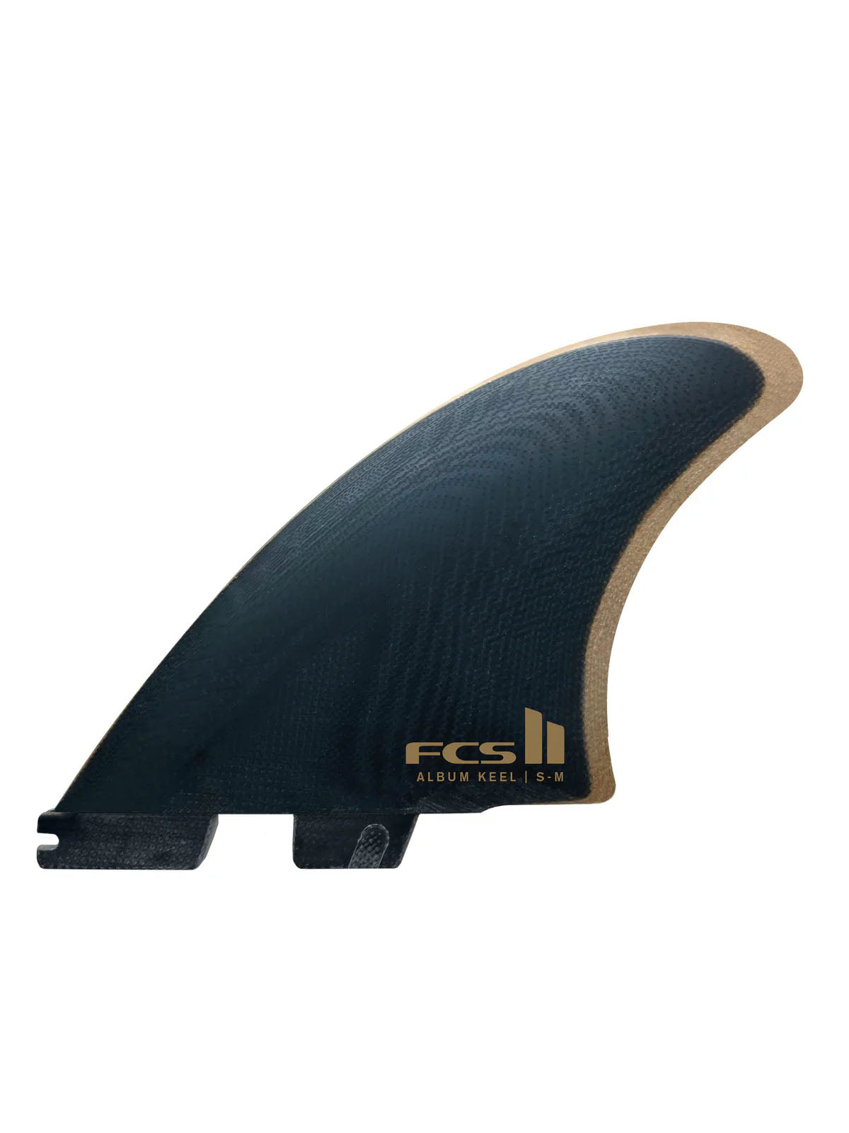 FCS II Fins Album Keel Black PG (S-M)