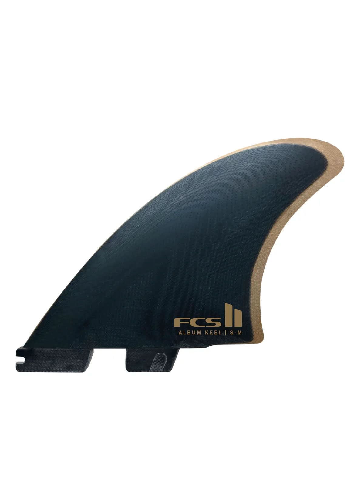 FCS II Fins Album Keel Twin Set PG Black Gold (S-M)