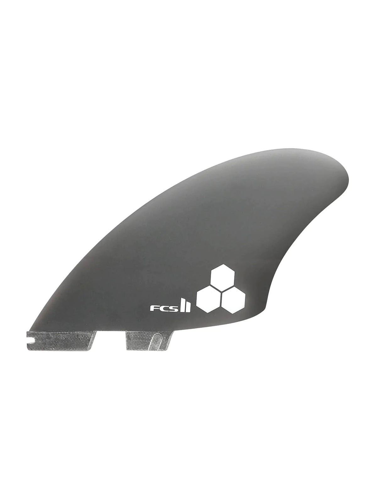 FCS II Fins CI Keel PG Twin Fin Set Smoke Large