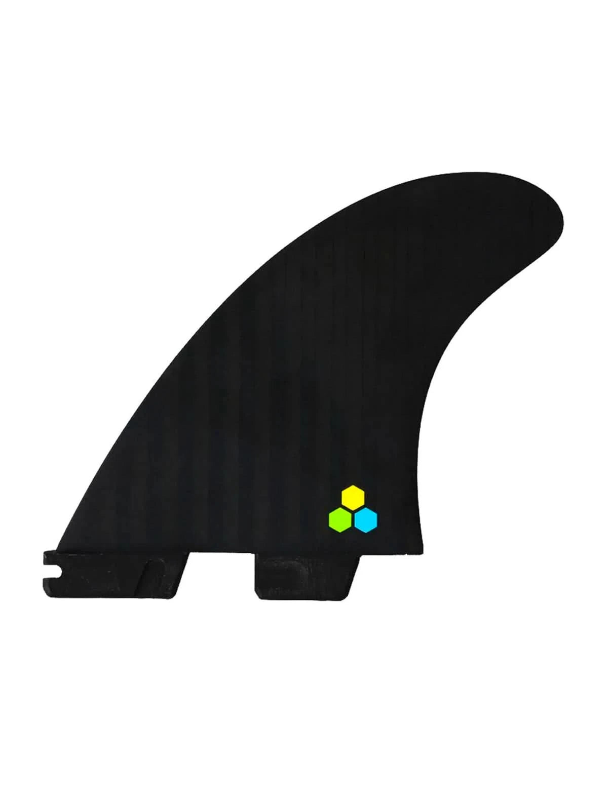 FCS II Fins CI PC Retail Tri Fin Set Black/Multi Large