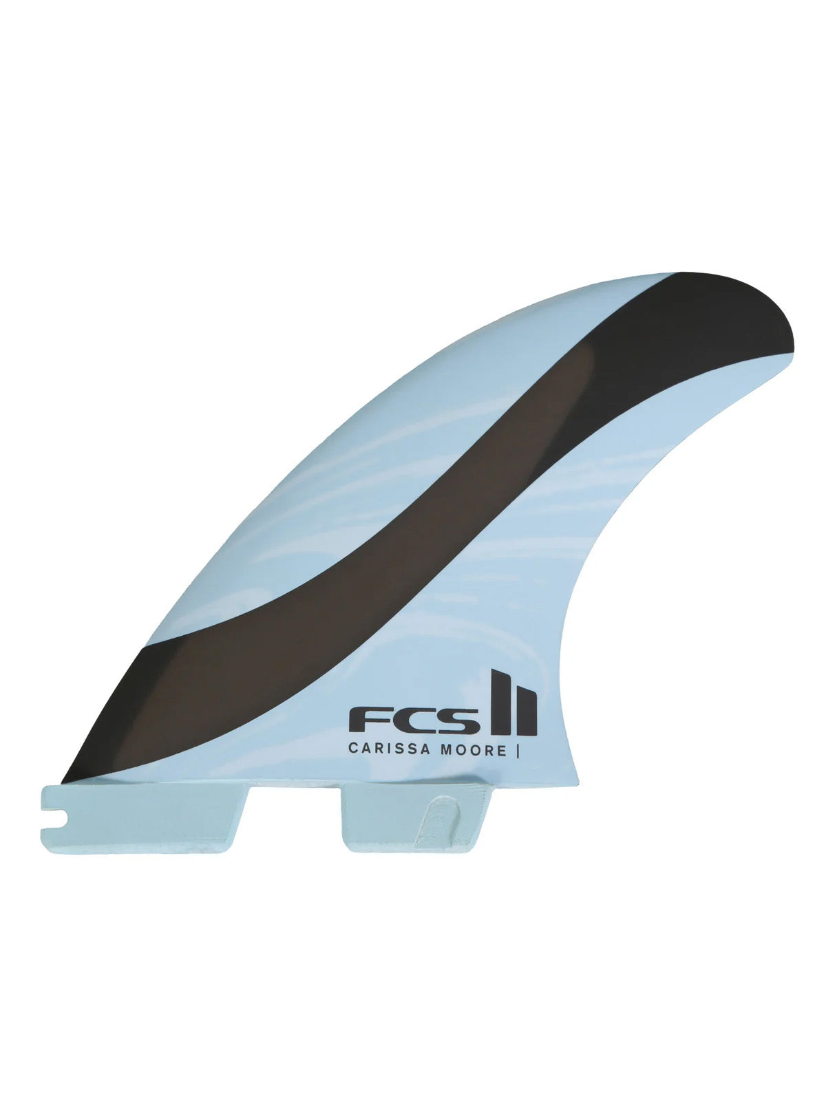 FCS II Fins CM PC Aircore Tri Fin Set Blue Black Large