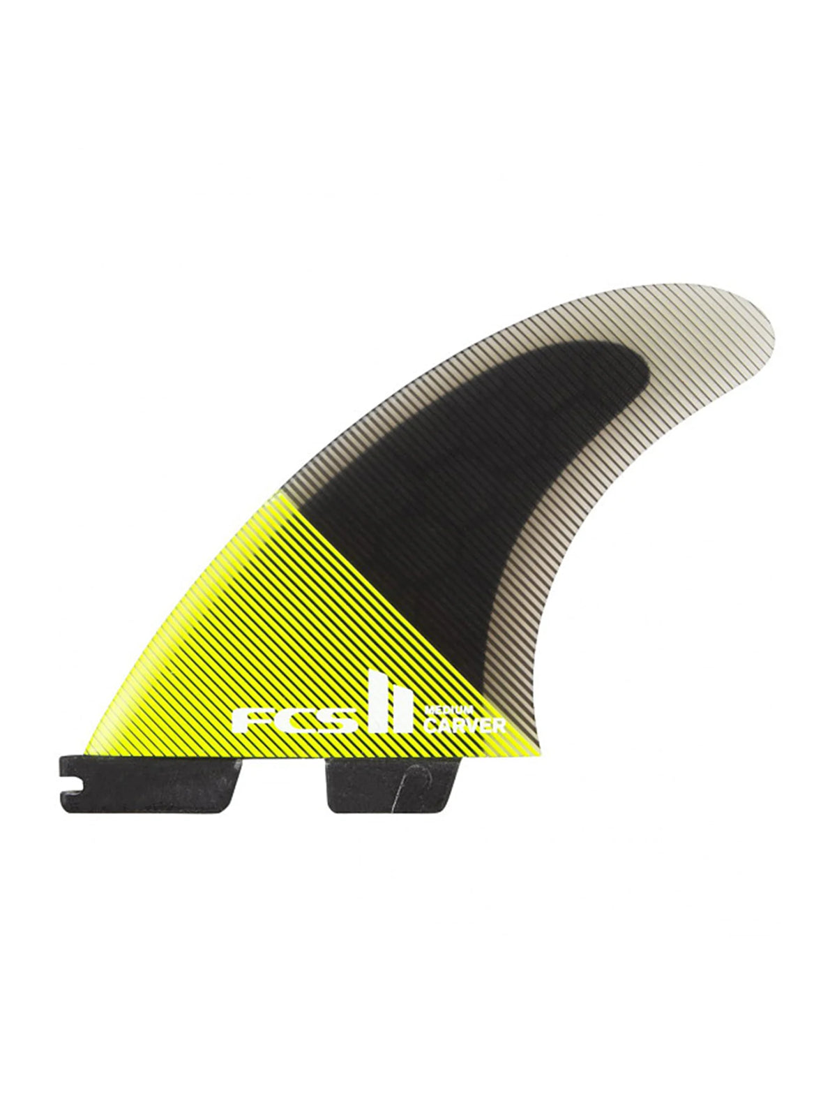 FCS II Fins Carver PC Tri Set Acid Black Medium