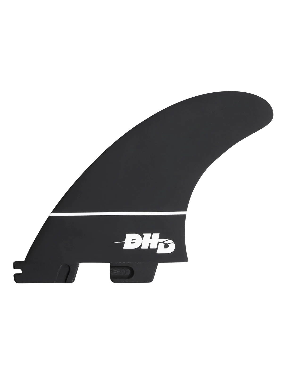 FCS II Fins DH PC Tri Fin Set Black White Large 1