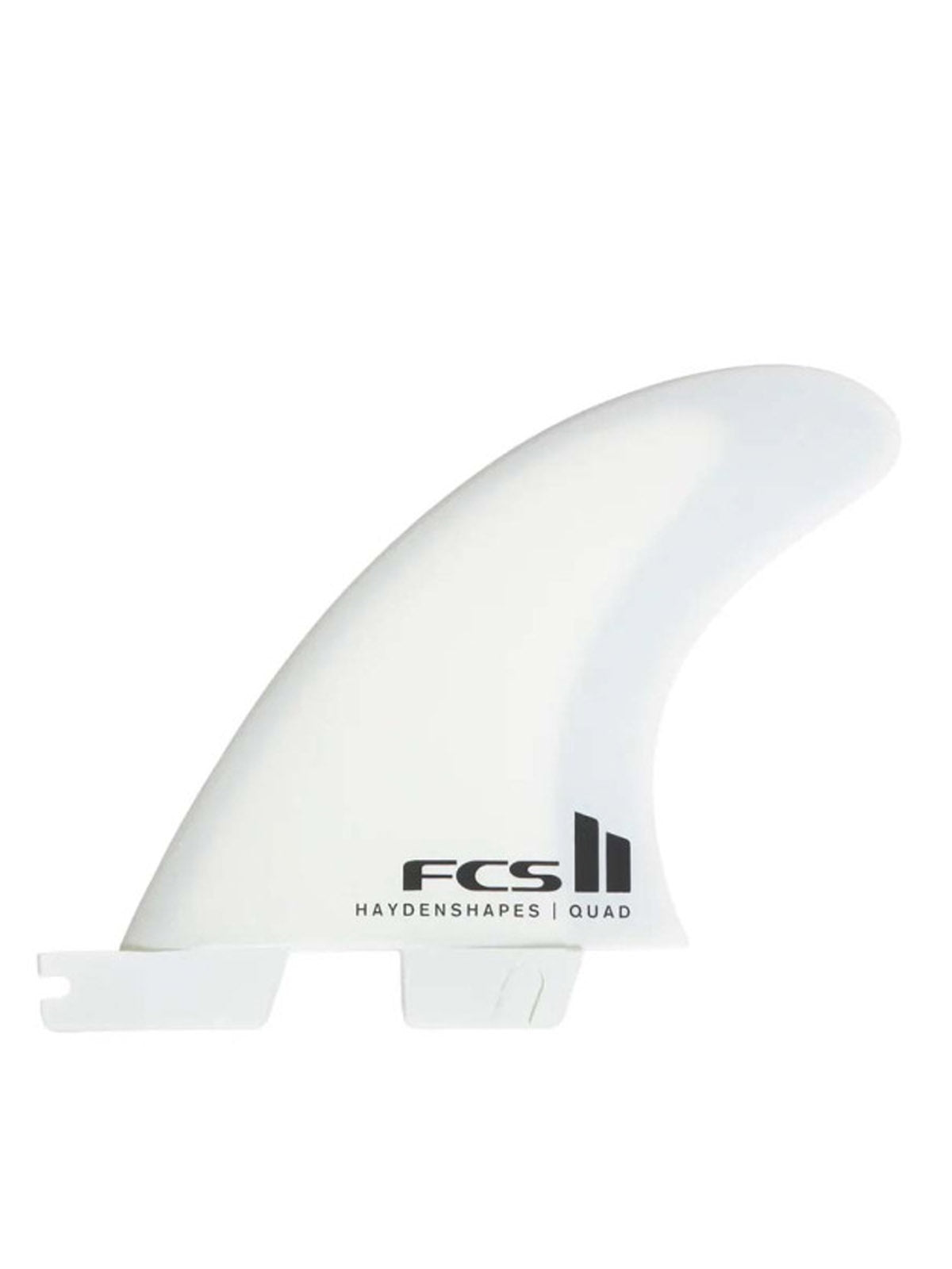 FCS II Fins HS PC AirCore White Tri-Quad Fin Set Large