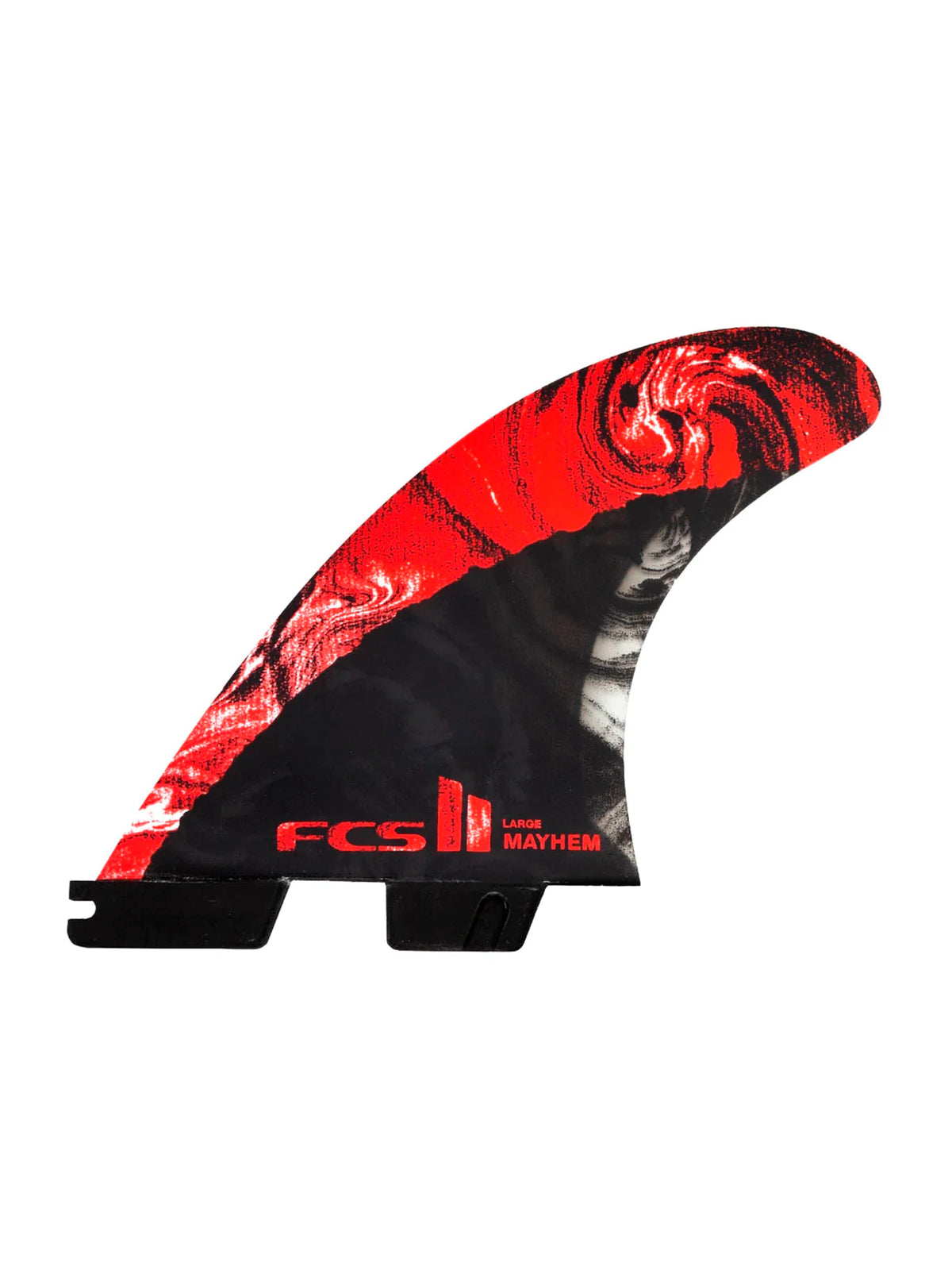 FCS II Fins MB PC Carbon Tri Fin Set Multi Color Blue Medium