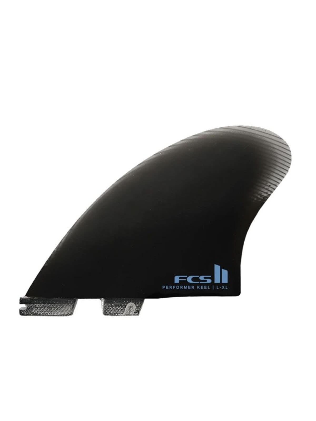 FCS II Fins Performer Keel Twin PG Fins L-XL Black