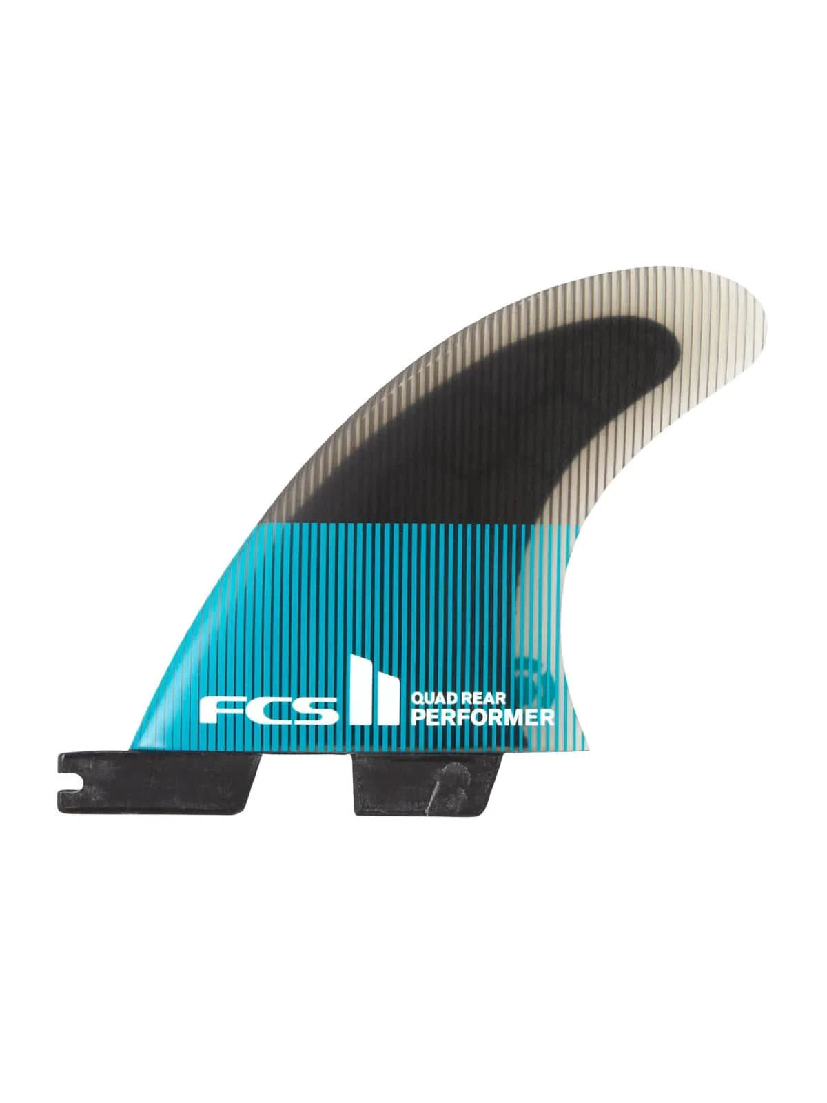 FCS II Fins Performer PC Quad Rear Teal Medium