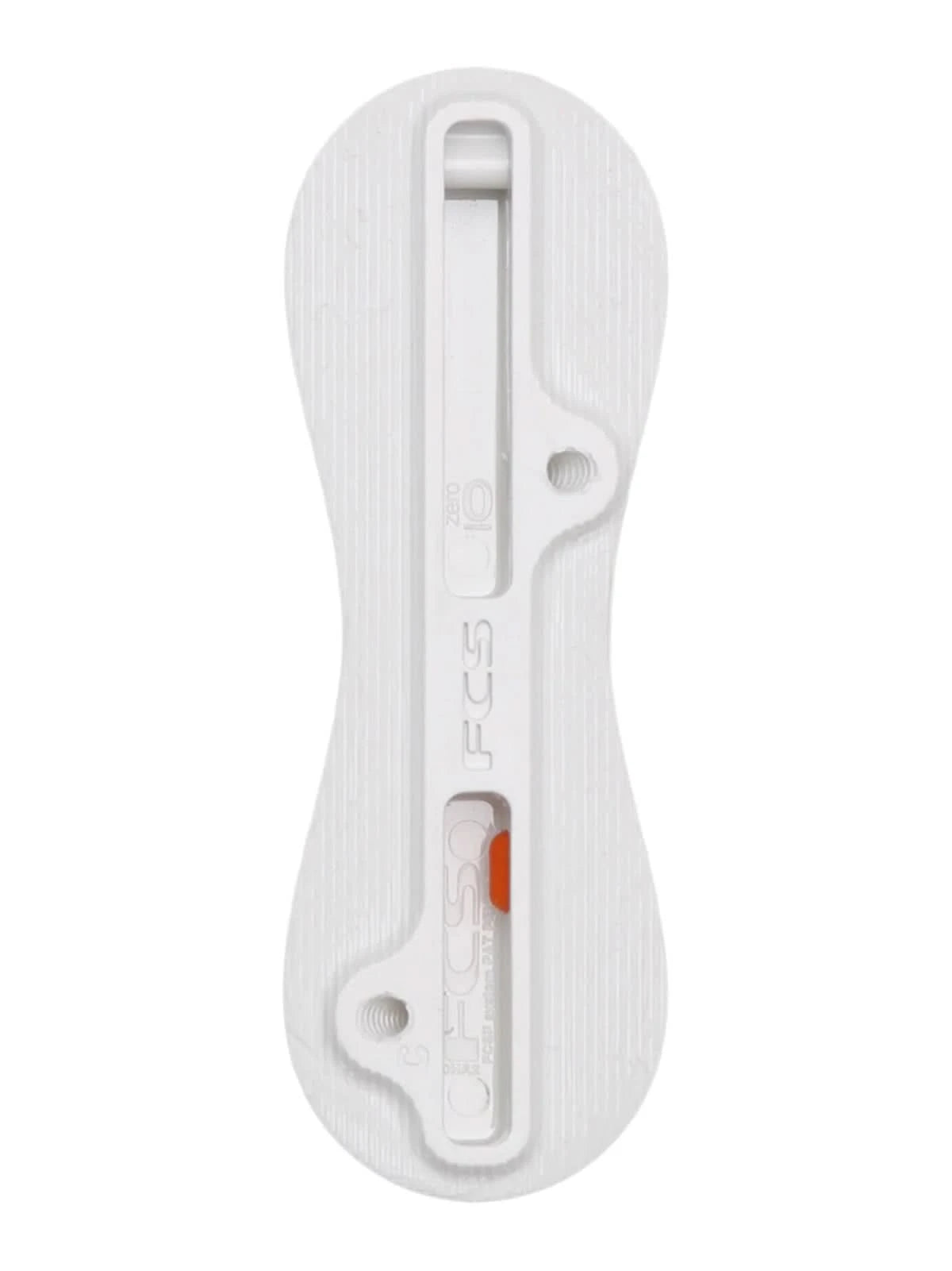 FCS II Fins Plug Pre Glass 0 Degree Center Plug White