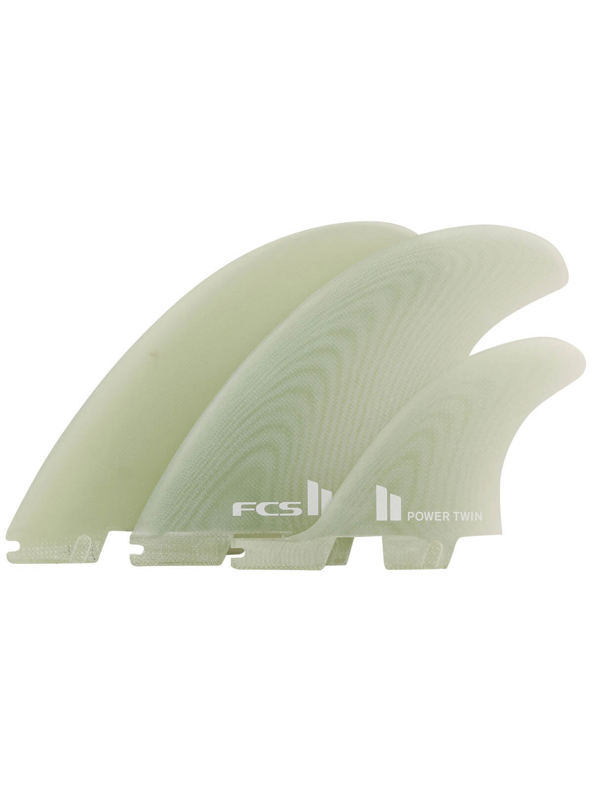 FCS II Fins Power Twin+1 PG Fins S-M Clear