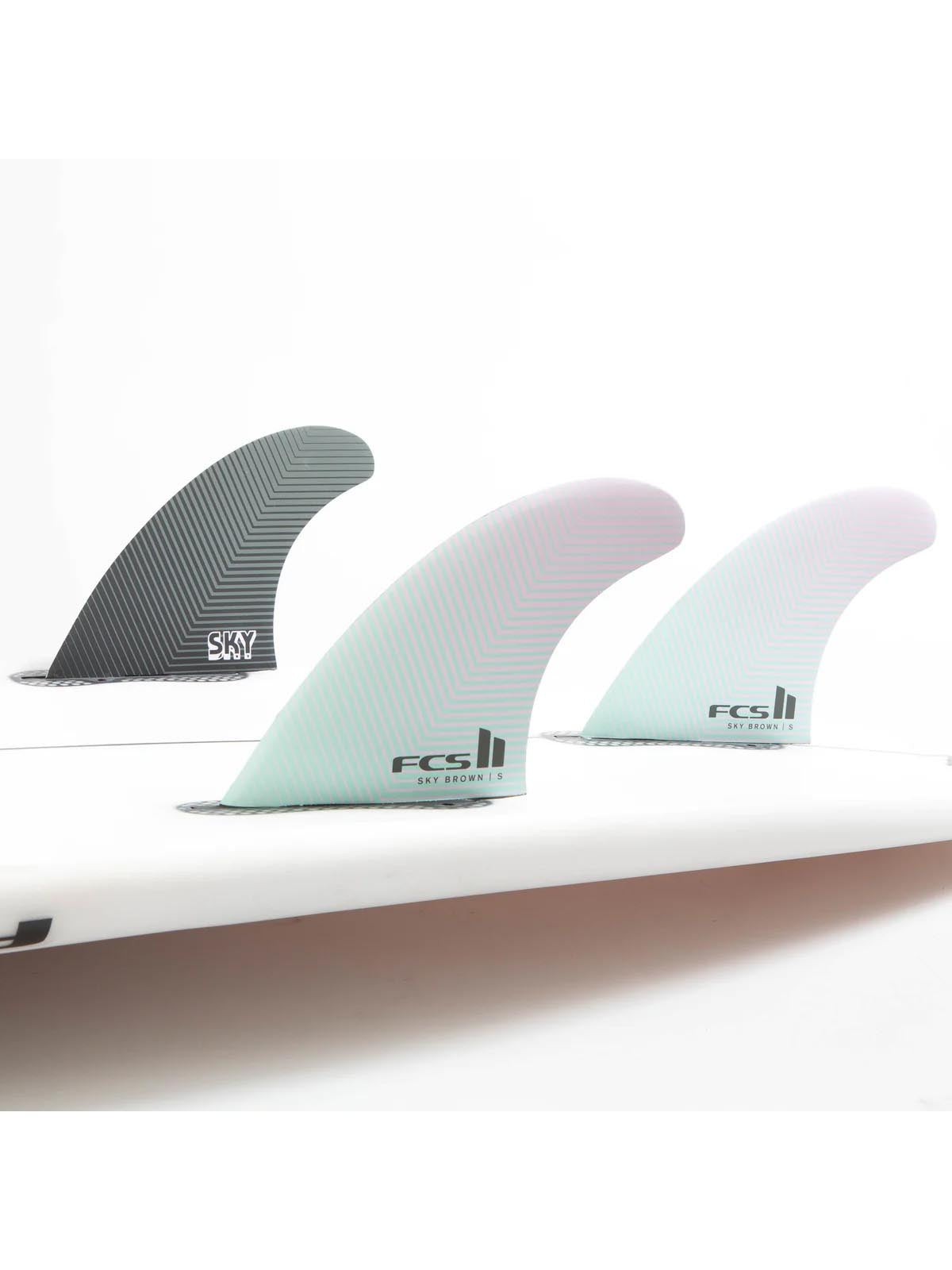 FCS II Fins SB PC tri Fins Small Seafoam Lavender