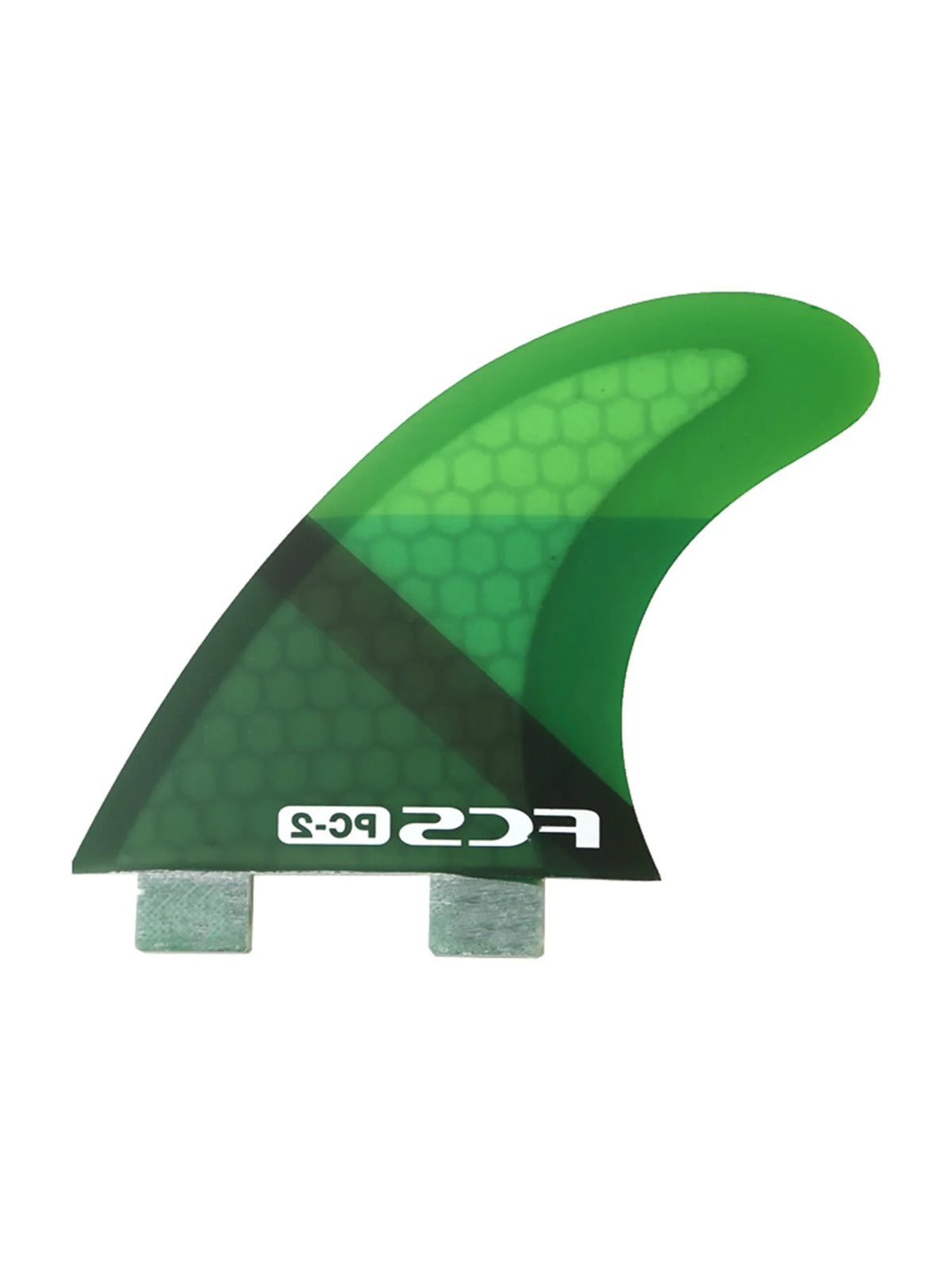 FCS Fins PC-2 Green Slice Tri Fin X-Small