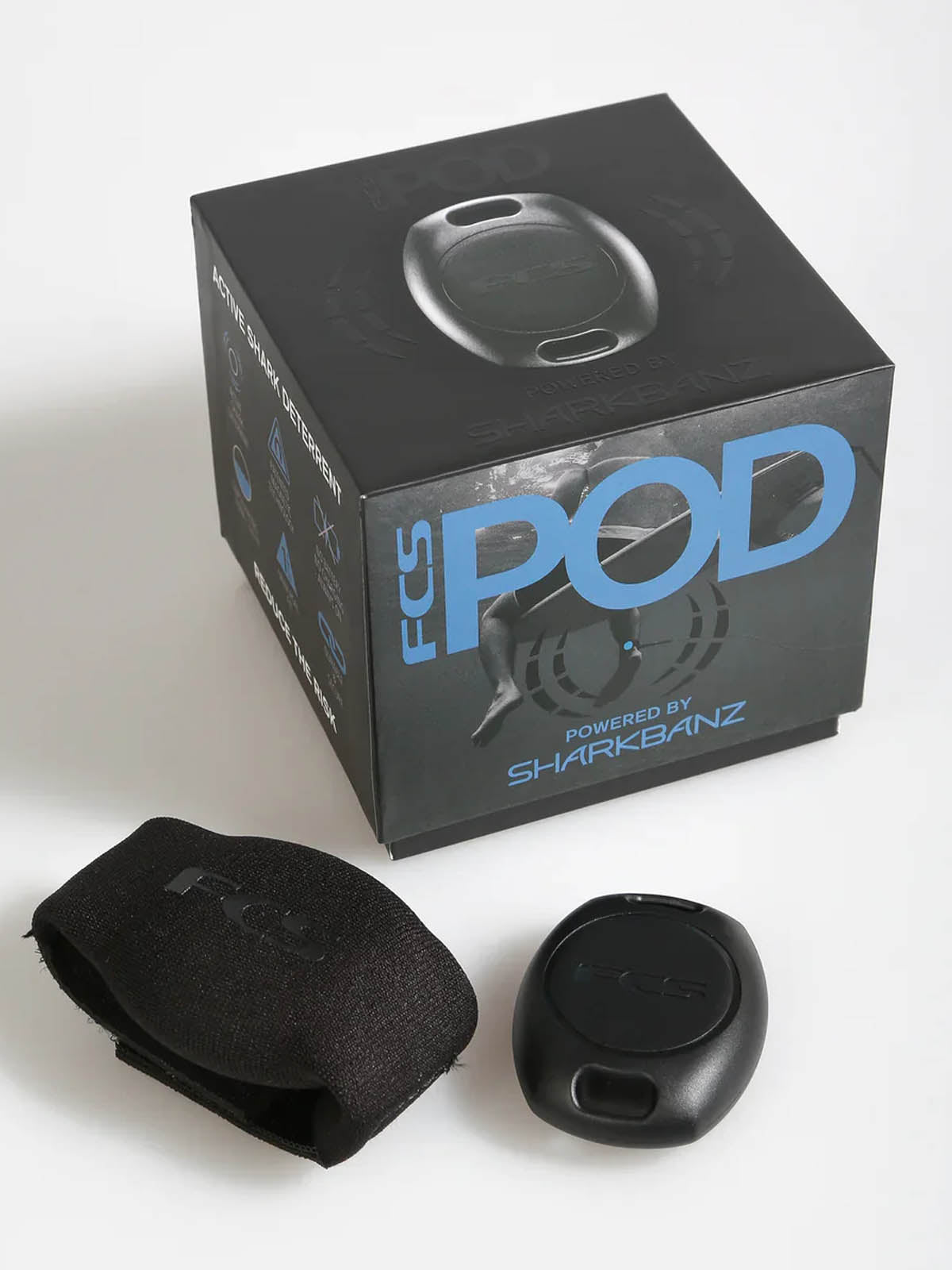 FCS POD x Shark Banz Black