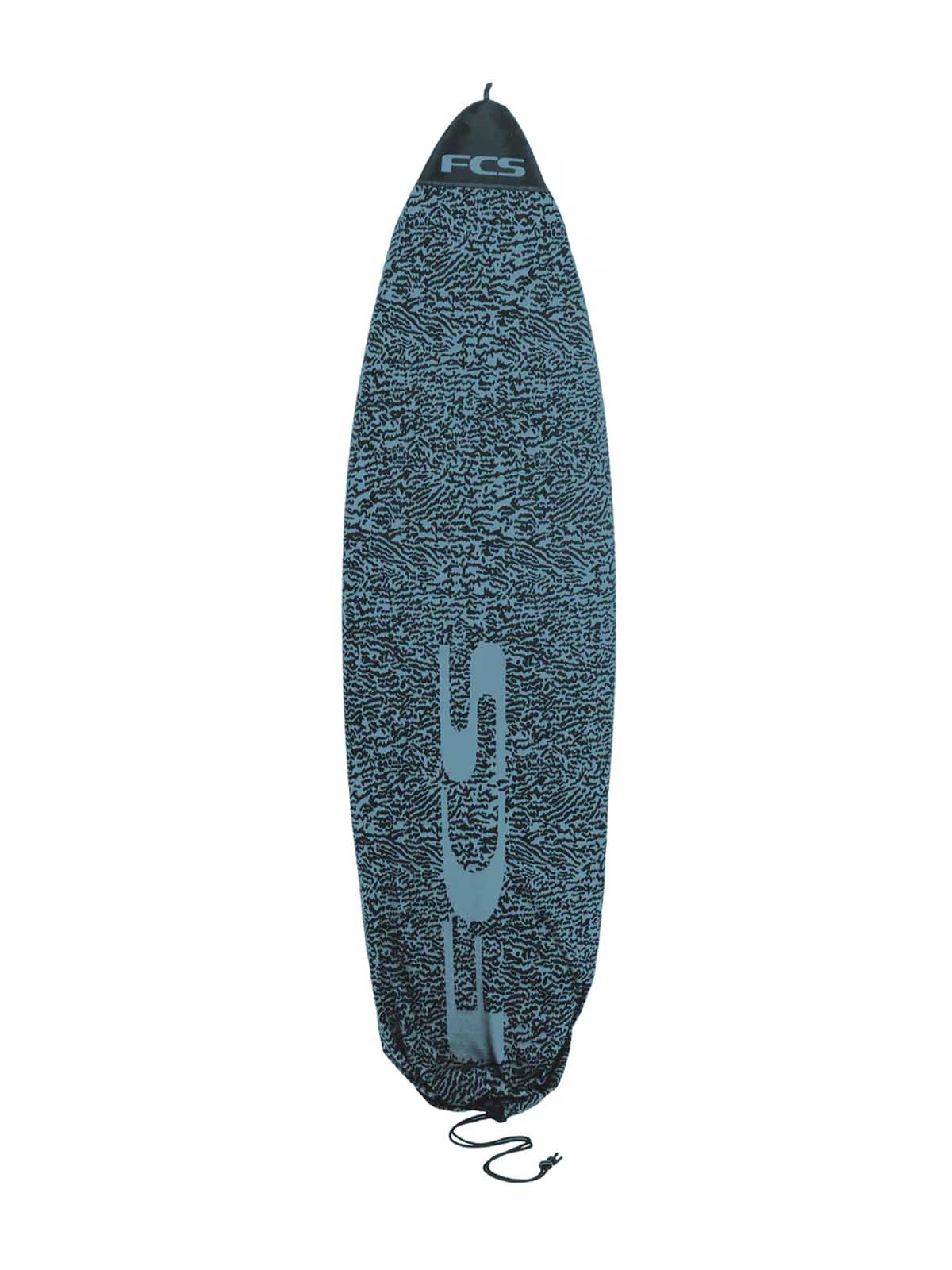 FCS Stretch Funboard Cover Tranquil Blue 6'0"