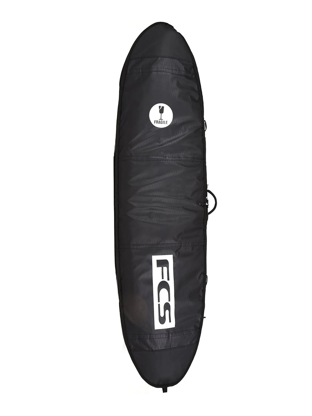 FCS Fins Surfboardbag Travel 1 Longboard 9'2 Black Grey