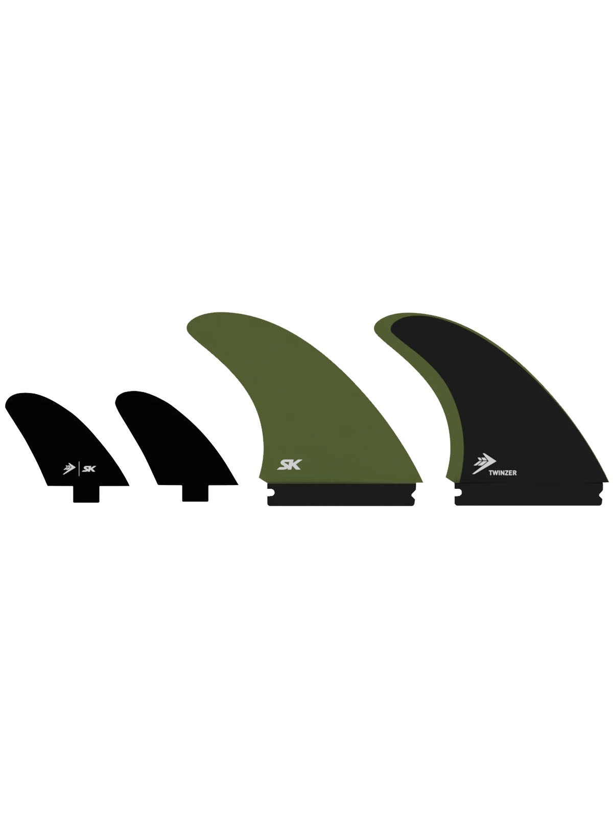 Firewire Surfboards Stu Kenson Twinzer Fin Set Army