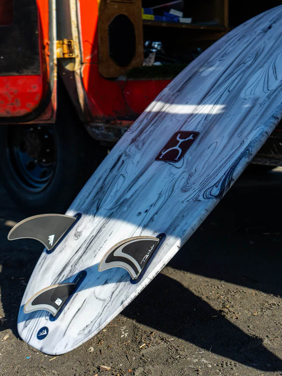 Firewire Surfboards Machado Twin + 1 Fin Set Grey