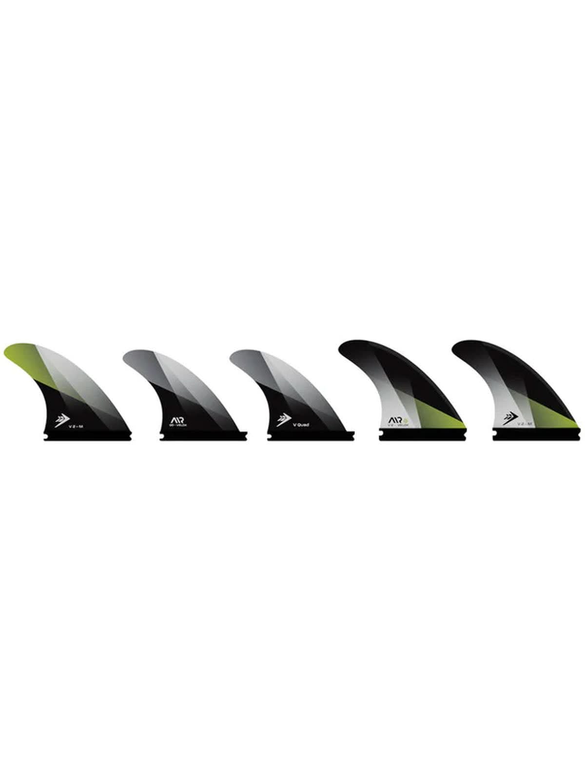 Firewire Surfboards Velox 5-Fin Set Green Medium