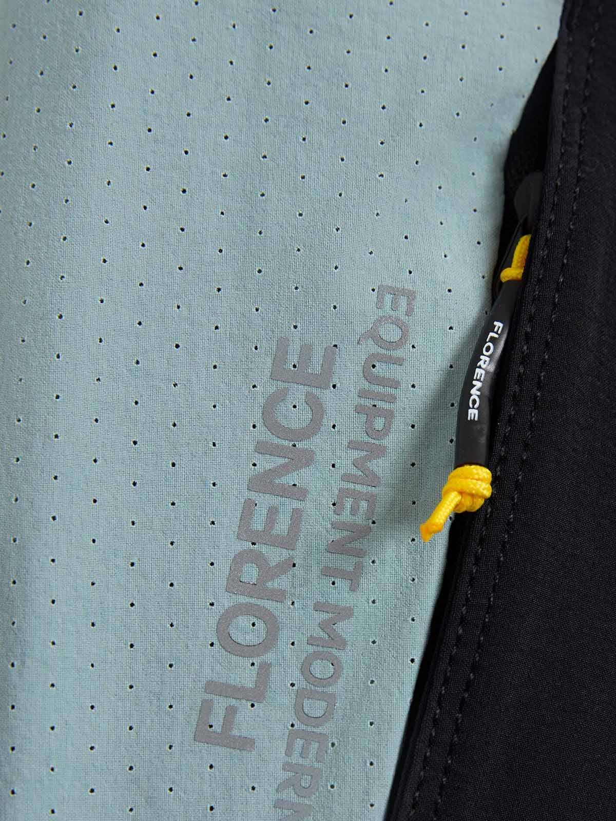 Florence Marine X Cordura Airtex Boardshort Black Lightest Sea Blue