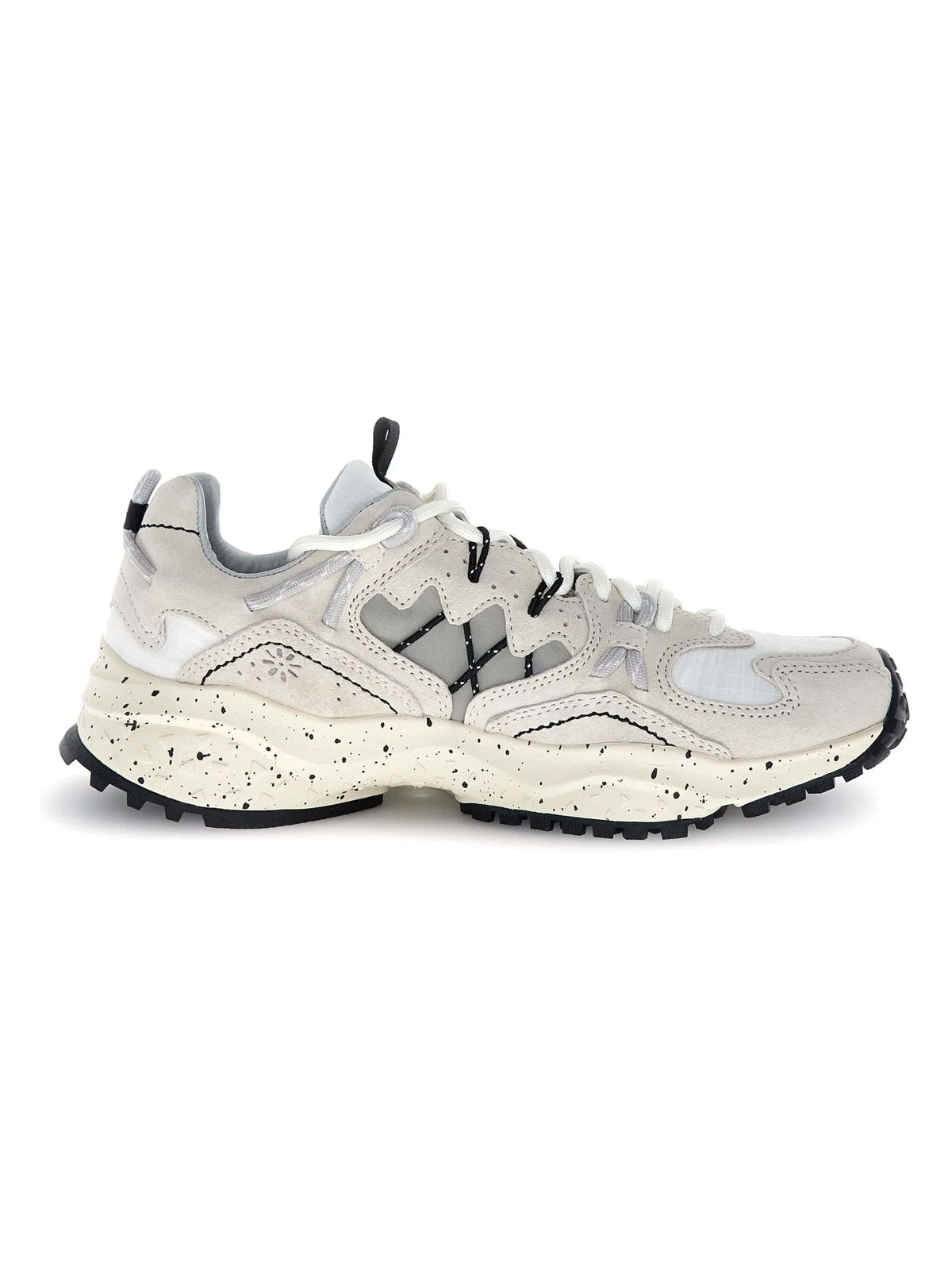 Flower Mountain Yamabushi Uni Suede/Nylon Ripstop Cream-Off White-Black