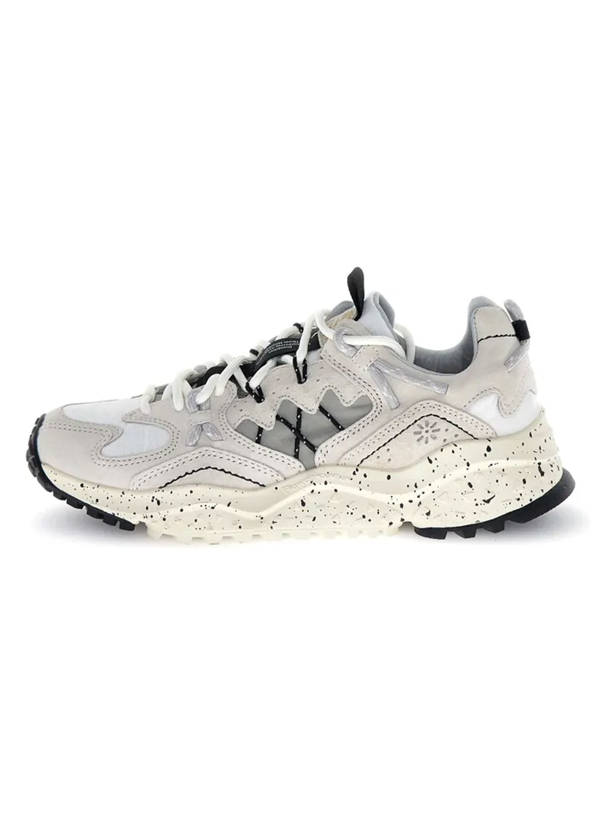 Flower Mountain Yamabushi Uni Suede/Nylon Ripstop Cream-Off White-Black
