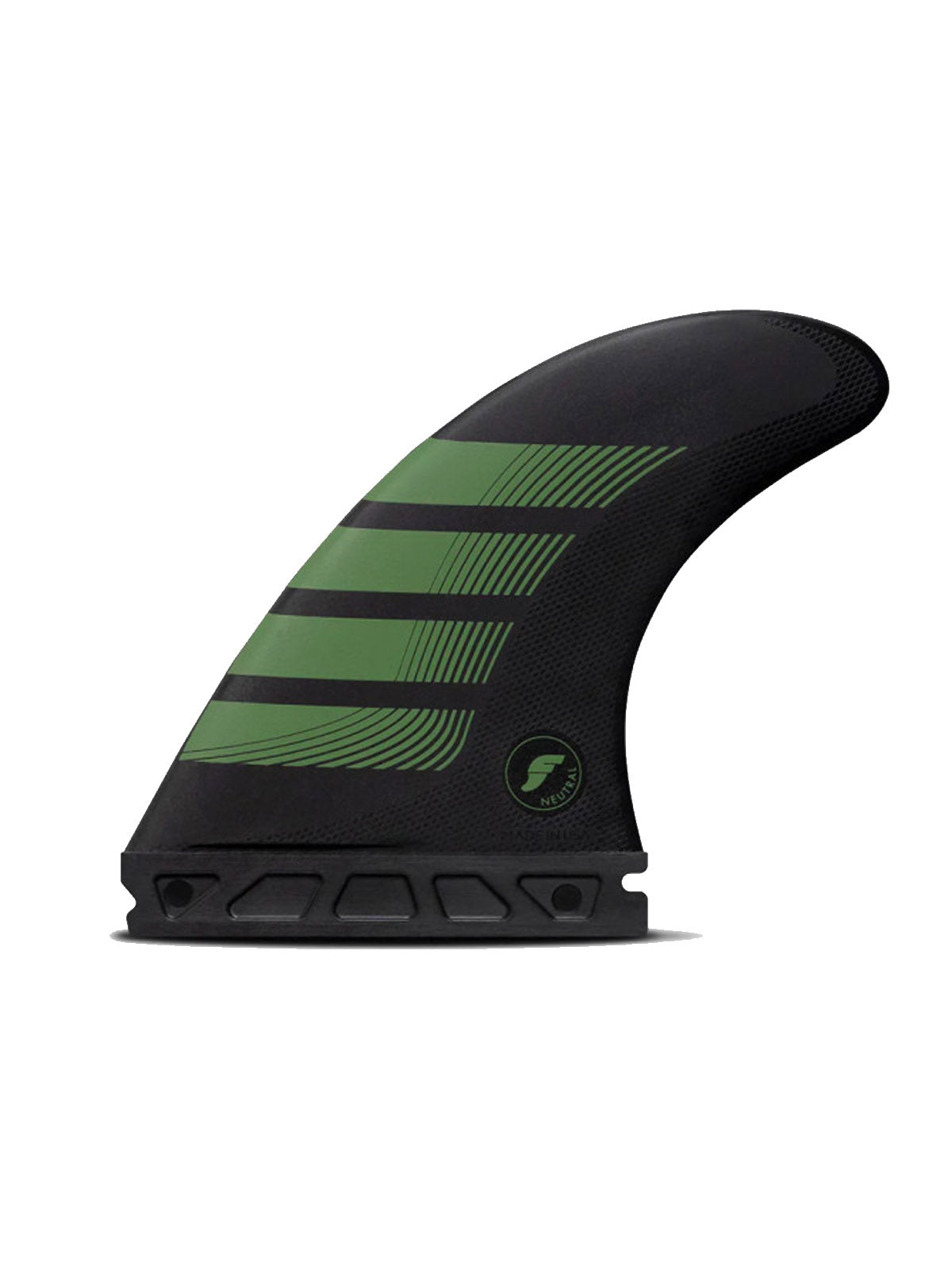 Futures Fins F8 Thruster Alpha Series Carbon Green