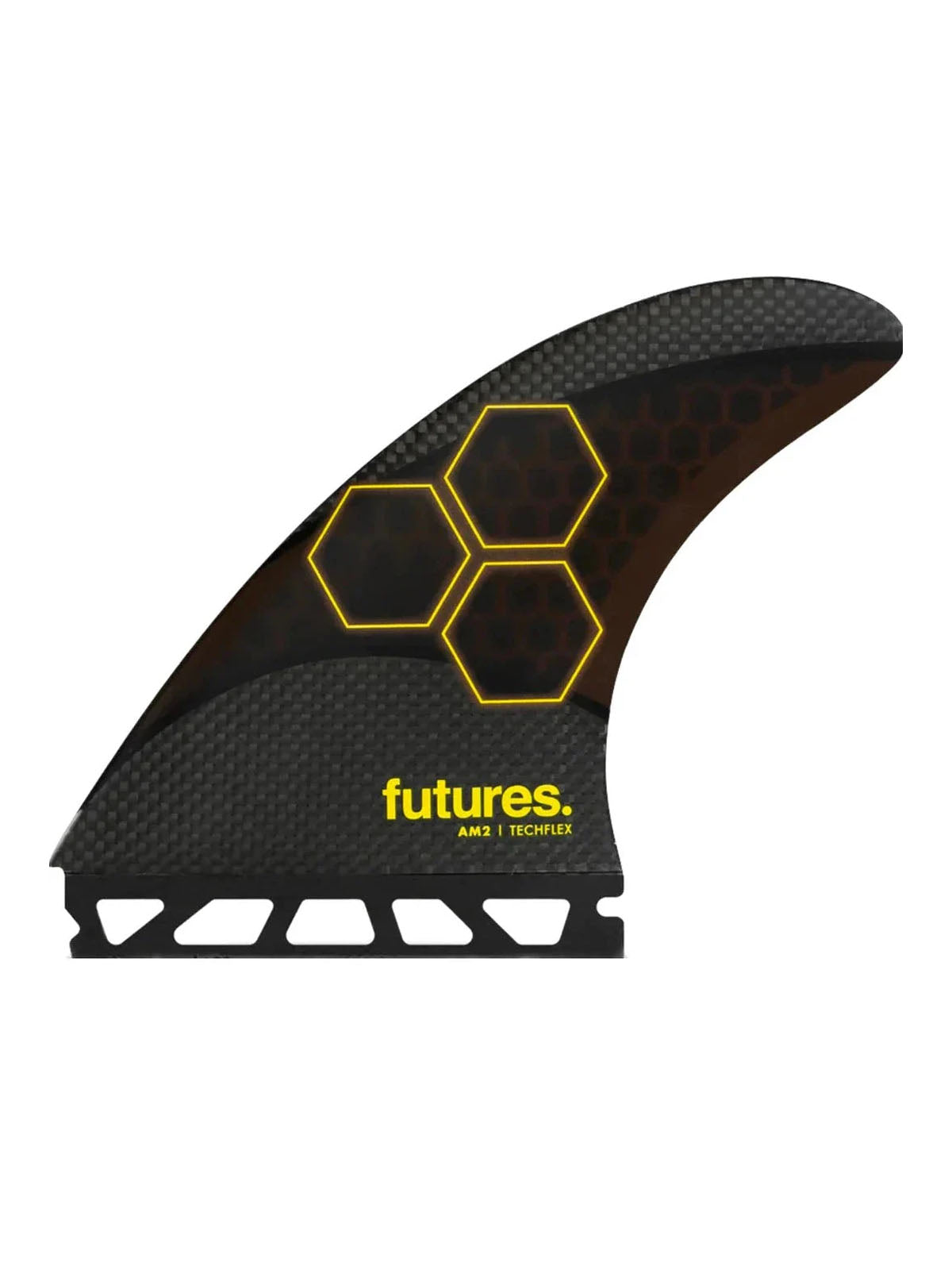 Futures Fins Al Merrick Thruster Set Techflex Black Carbon Large