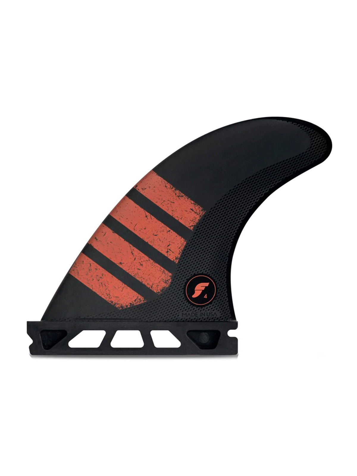 Futures Fins F4 Thruster Alpha Series Carbon Red