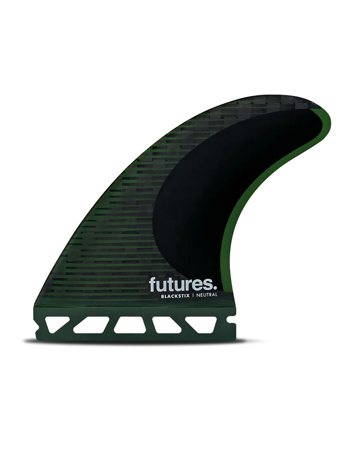 Futures Fins F8 Blackstix Thruster Neutral Black-Green Large