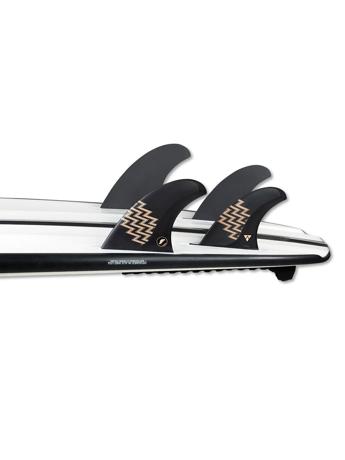 Futures Fins Gerry Lopez Alpha 5-Fin Black Brown Large