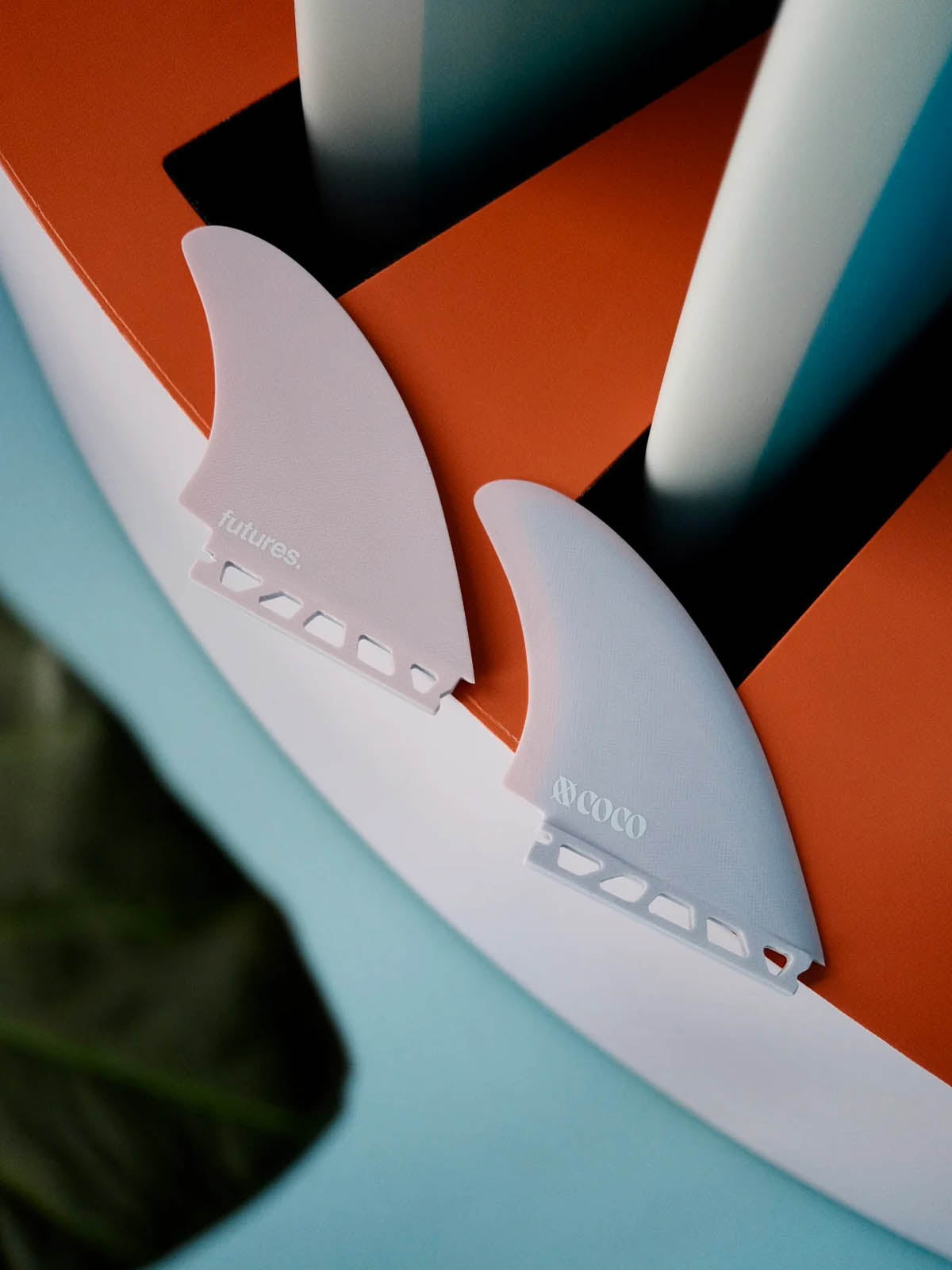 Futures Fins x XOCOCO Modern Keel Purple