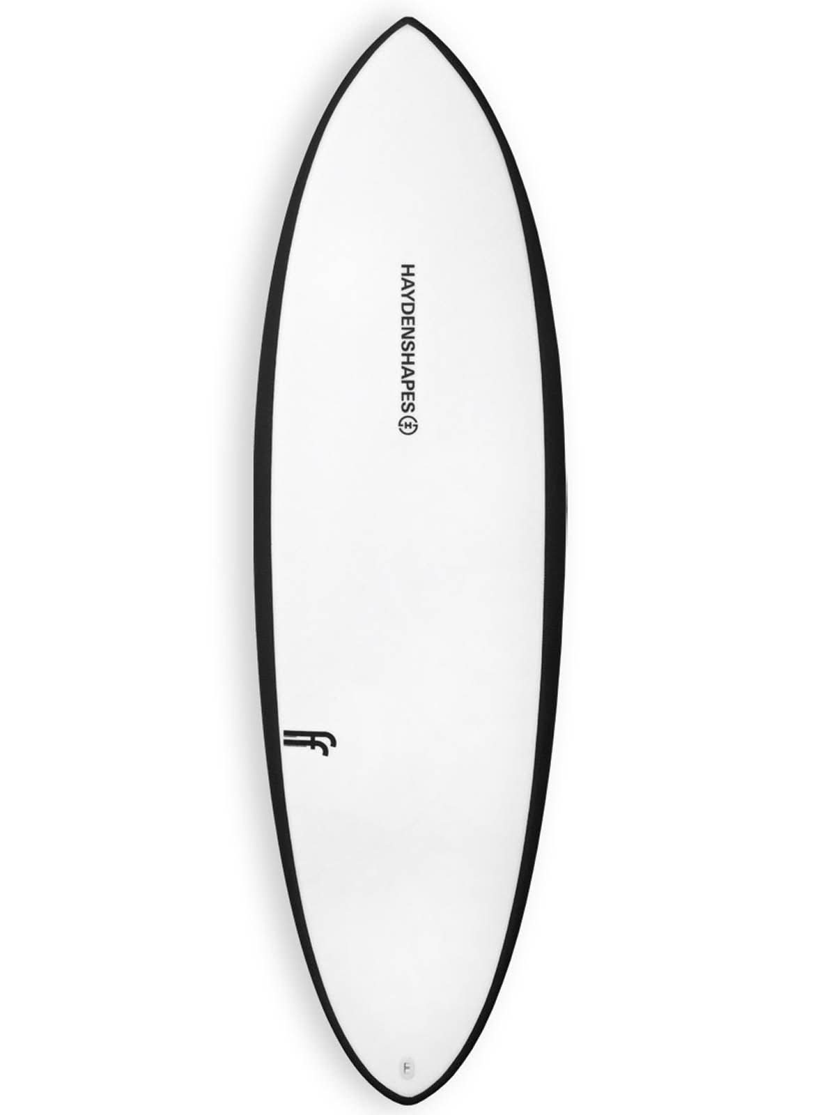 Haydenshapes Hypto Krypto FF 5'10" V FCSII Clear SS23