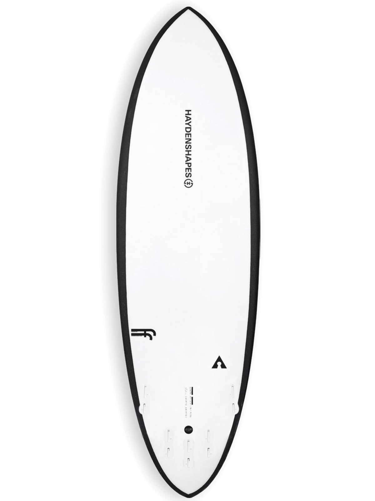 Haydenshapes Hypto Krypto FF 5'10" V FCSII Clear SS23