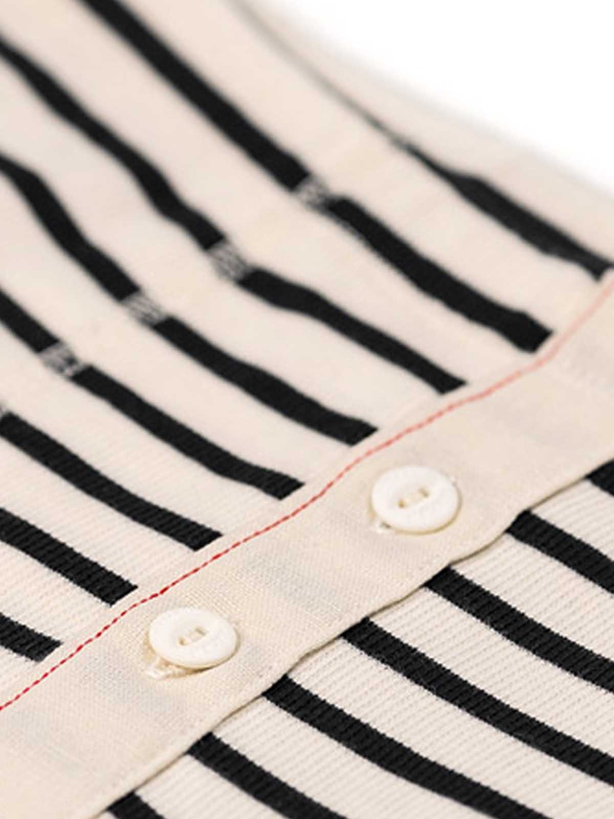 Hemen Biarritz Boxer Albar Breton Stripes Black